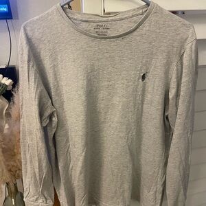 Polo by Ralph Lauren Gray Long Sleeve Shirt